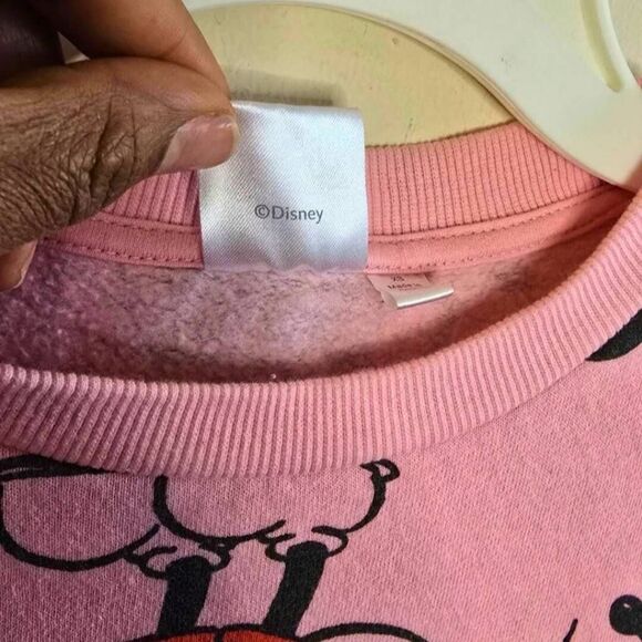 Disney 100 Mickey Mouse Sweatshirt Women's Size XS Pink Crewneck Pullover Rare - Picture 8 of 13
